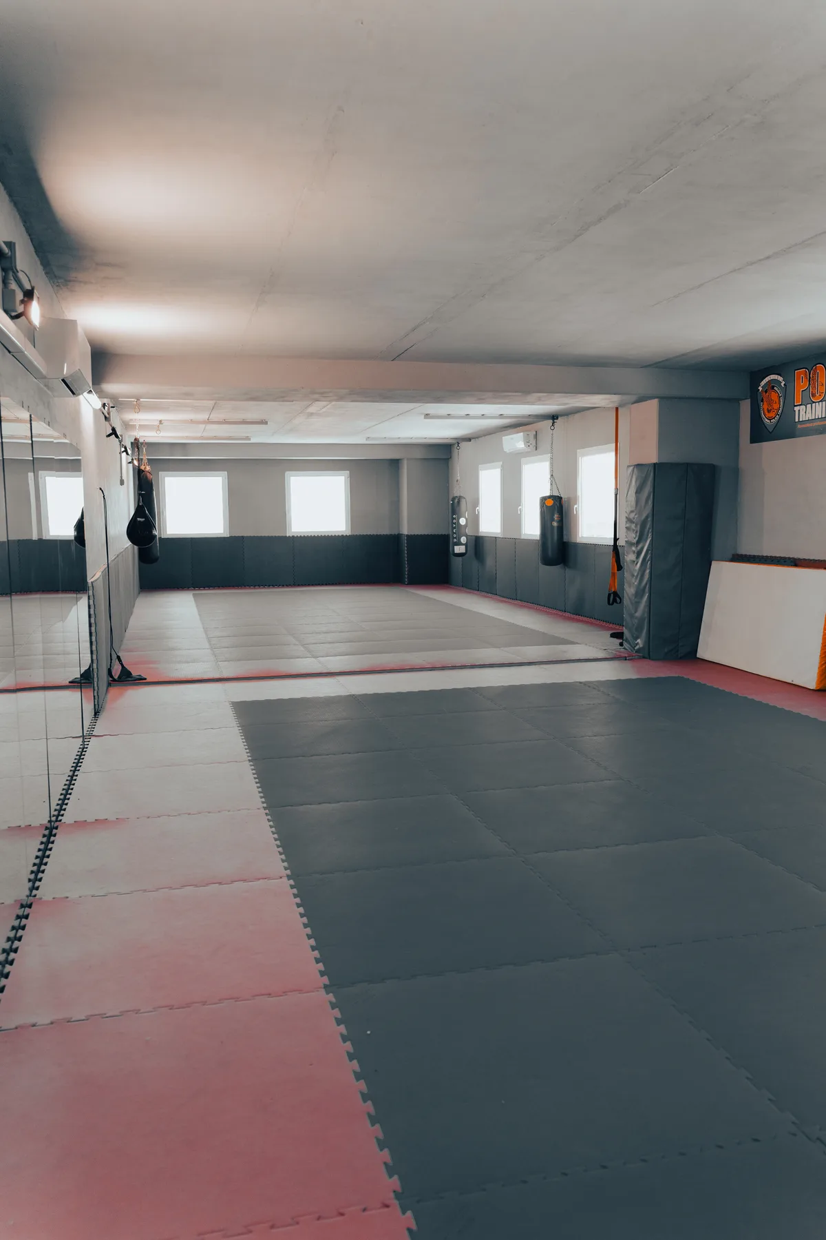 Dojo di Martial Fitness Palace, altra vista del tatami