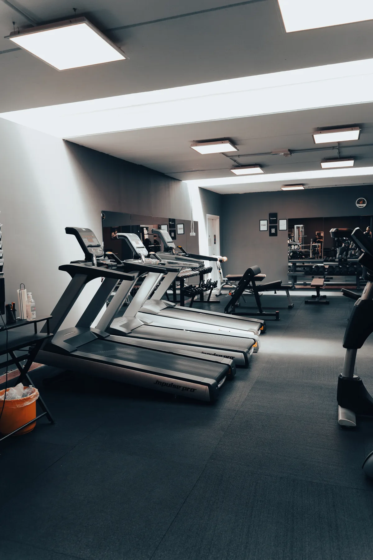 Sala pesi di Martial Fitness Palace, macchine per la schiena
